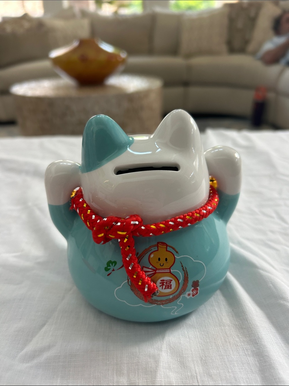 Lucky Cat piggy bank - Picture 4 of 4
